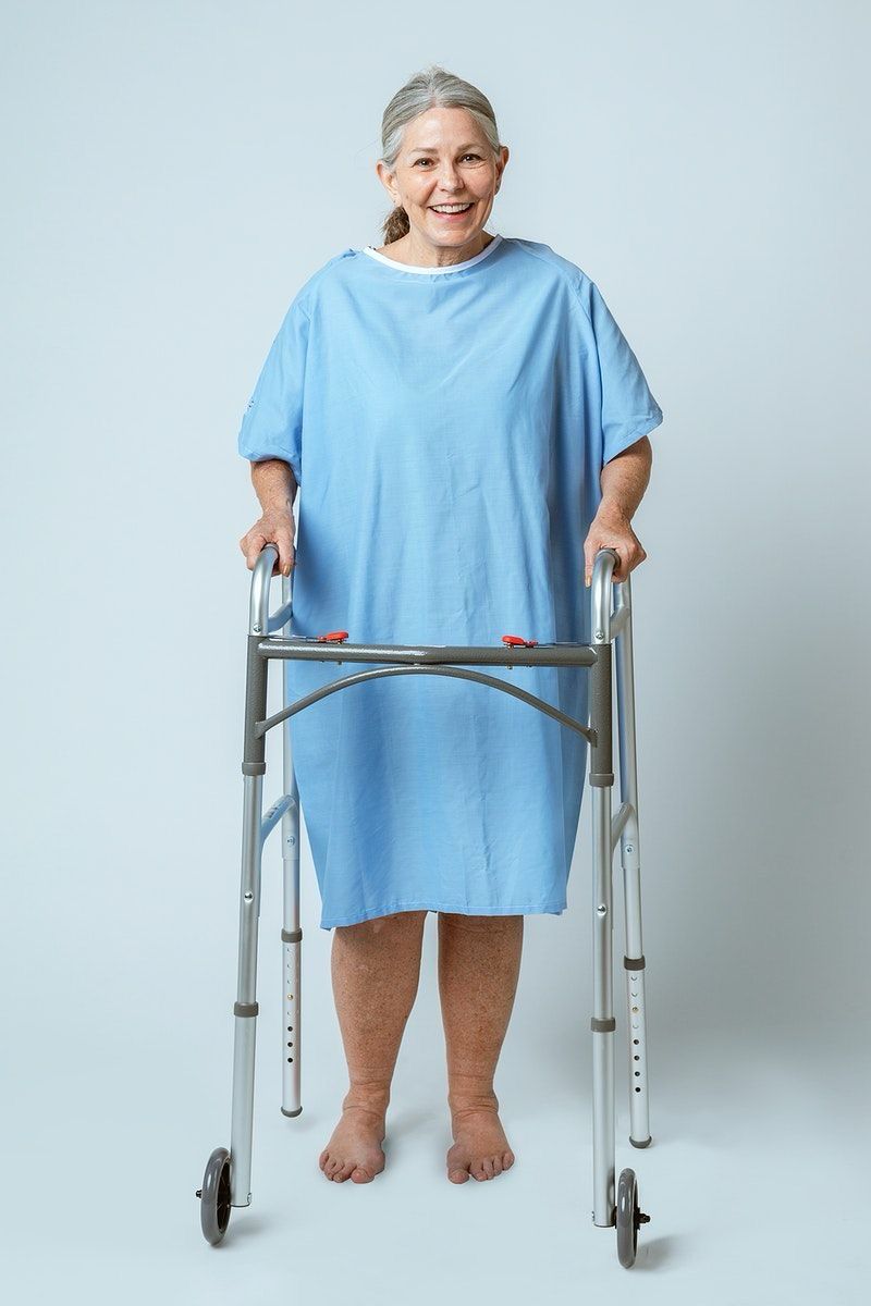 Medivastra Unisex Reusable Patient Gown with Universal Size - Global Surgicals