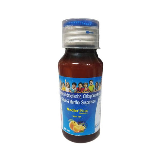 MEDLER PLUS DELICIOUS ORANGE FLAVOUR Suspension 60ml - Global Surgicals