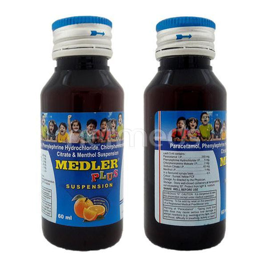 Medler Plus Syrup 60ml - Global Surgicals