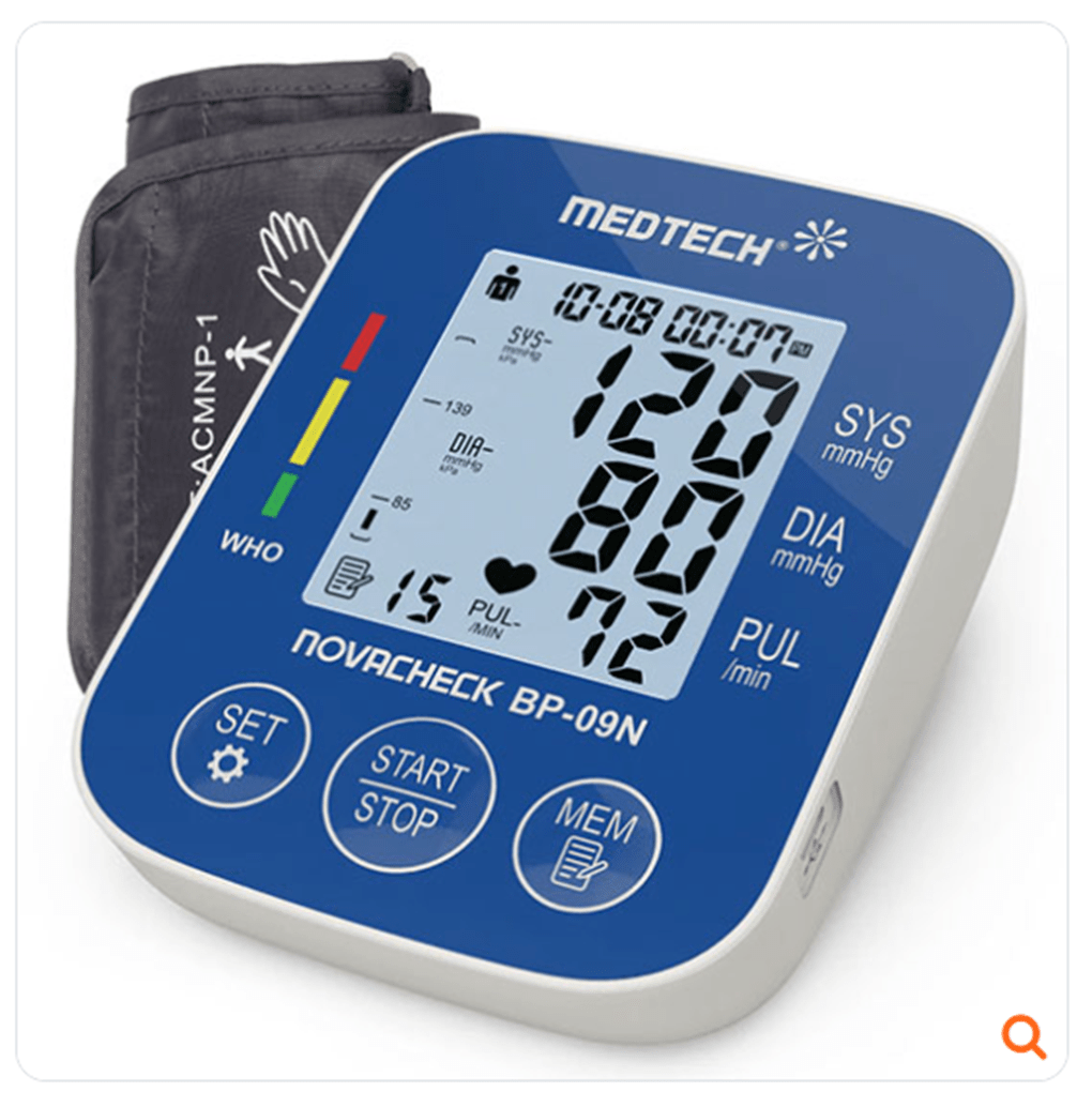 Medtech Blood Pressure Monitor Novacheck - Global Surgicals