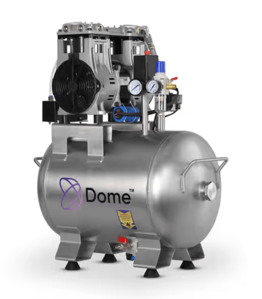 Medtech Dome Dental Compressor -Steel (SS) - 40 Ltr - Global Surgicals