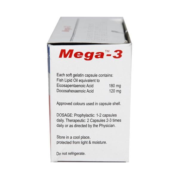 Mega 3 Capsule 30'S - Global Surgicals
