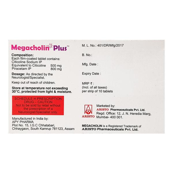 MEGACHOLIN PLUS Tablet 10's - Global Surgicals