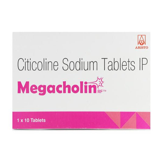 MEGACHOLIN RF 500mg Tablet 10's - Global Surgicals