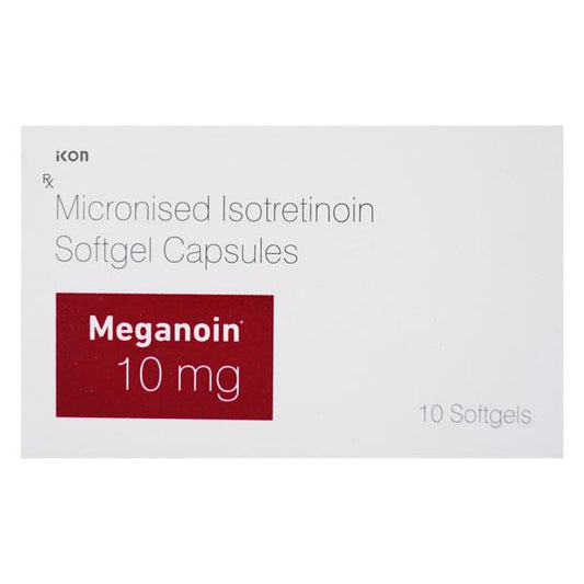 MEGANOIN 10mg Softgel 10's - Global Surgicals