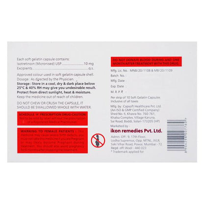 MEGANOIN 10mg Softgel 10's - Global Surgicals
