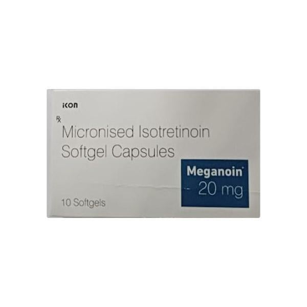 MEGANOIN 20mg Softgel 10's - Global Surgicals