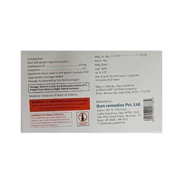 MEGANOIN 20mg Softgel 10's - Global Surgicals
