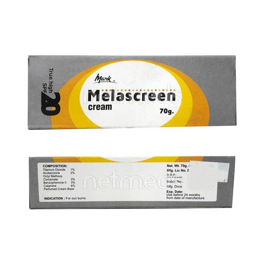Melascreen Cream 70gm - Global Surgicals