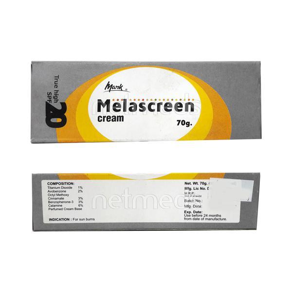 Melascreen Cream 70gm - Global Surgicals