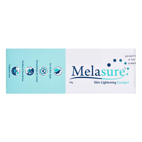MELASURE SKIN LIGHTENING Emulgel 20gm - Global Surgicals