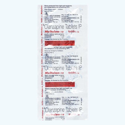 Meltolan 10mg Tablet 10'S - Global Surgicals