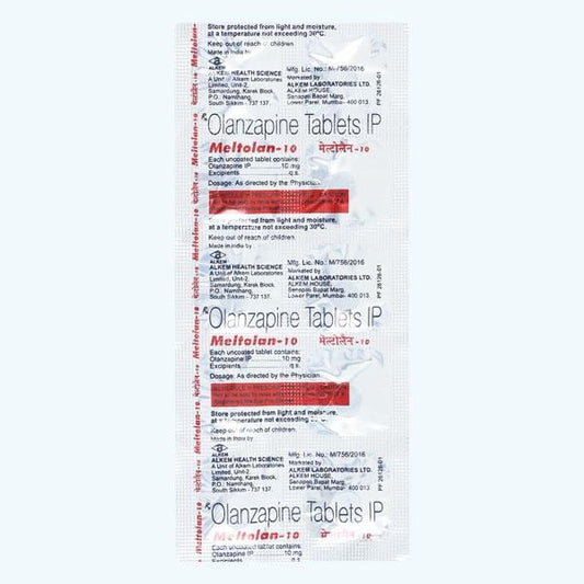 Meltolan 10mg Tablet 10'S - Global Surgicals