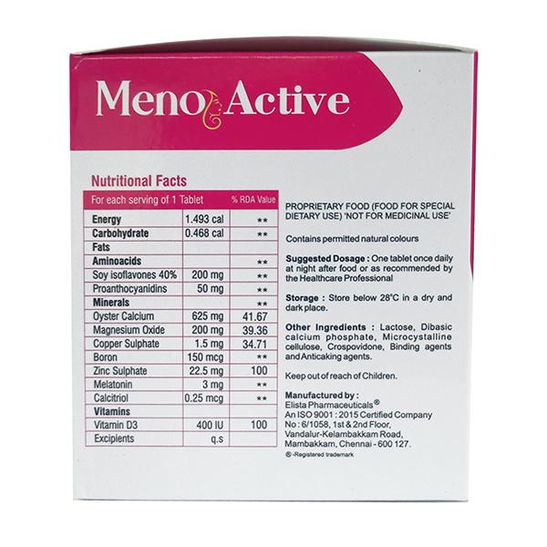 MENO ACTIVE Tablet 10's - Global Surgicals