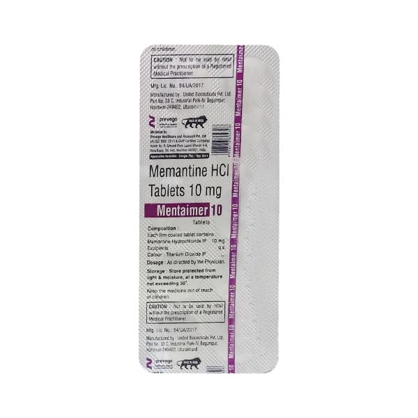 MENTAIMER 10 Tablet 10's - Global Surgicals