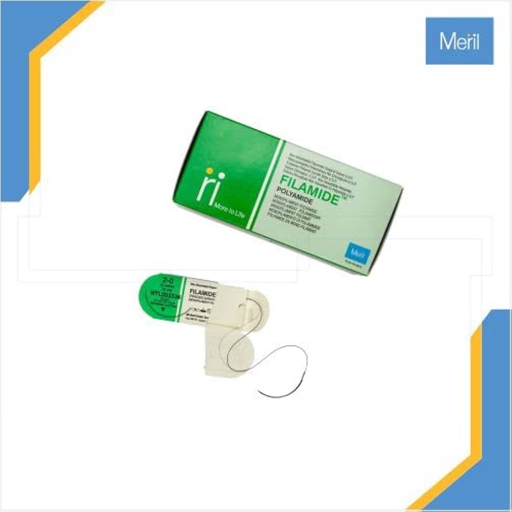 Meril Filamide Suture 2 - 0 - Global Surgicals