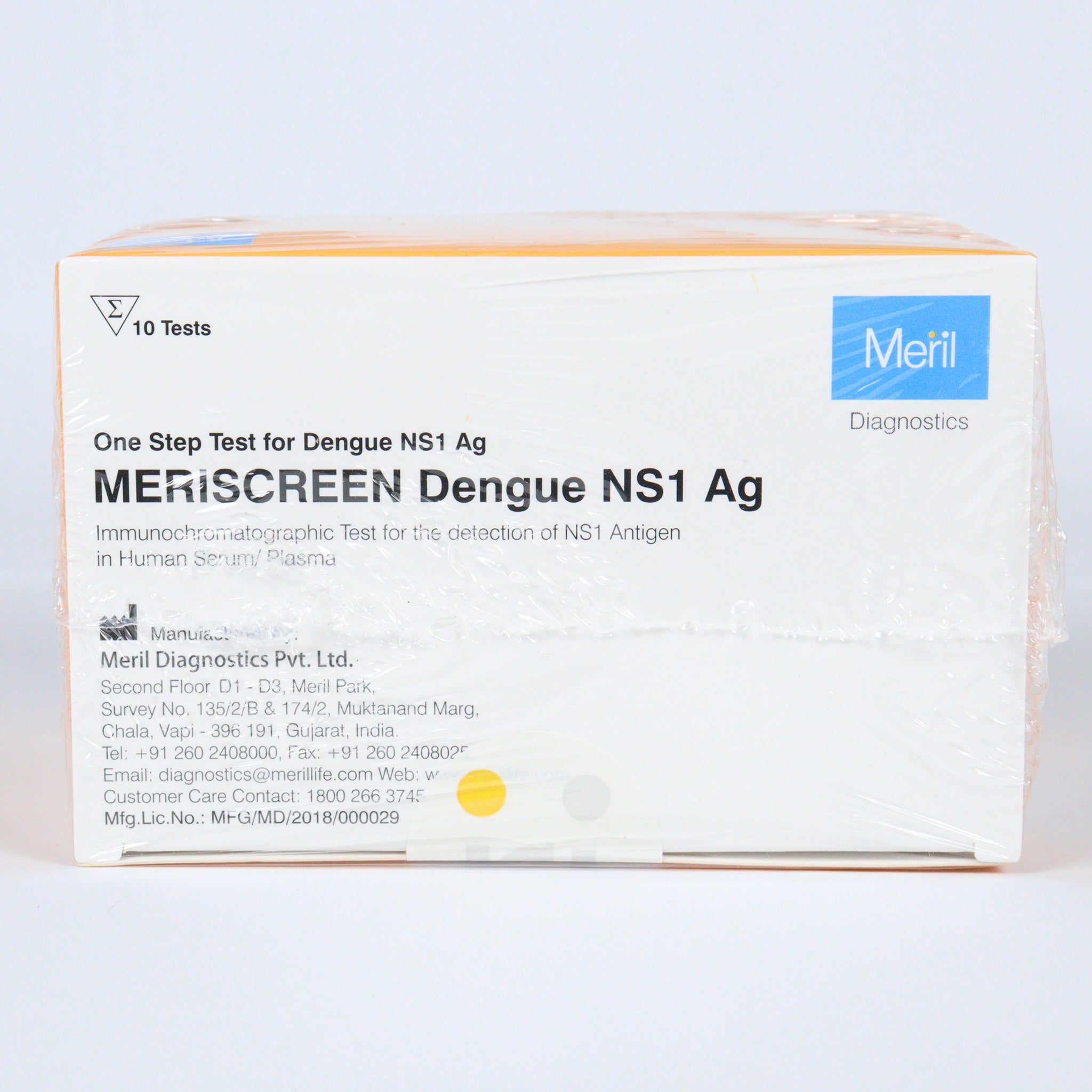 Meril Meriscreen NS1 Dengue Rapid Card - Global Surgicals
