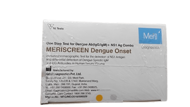 Meril Meriscreen Oneset Dengue Rapid Card - Global Surgicals
