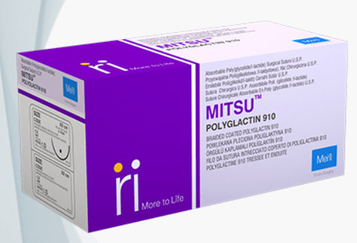 Meril Mitsu Suture 1 - 0 - Global Surgicals