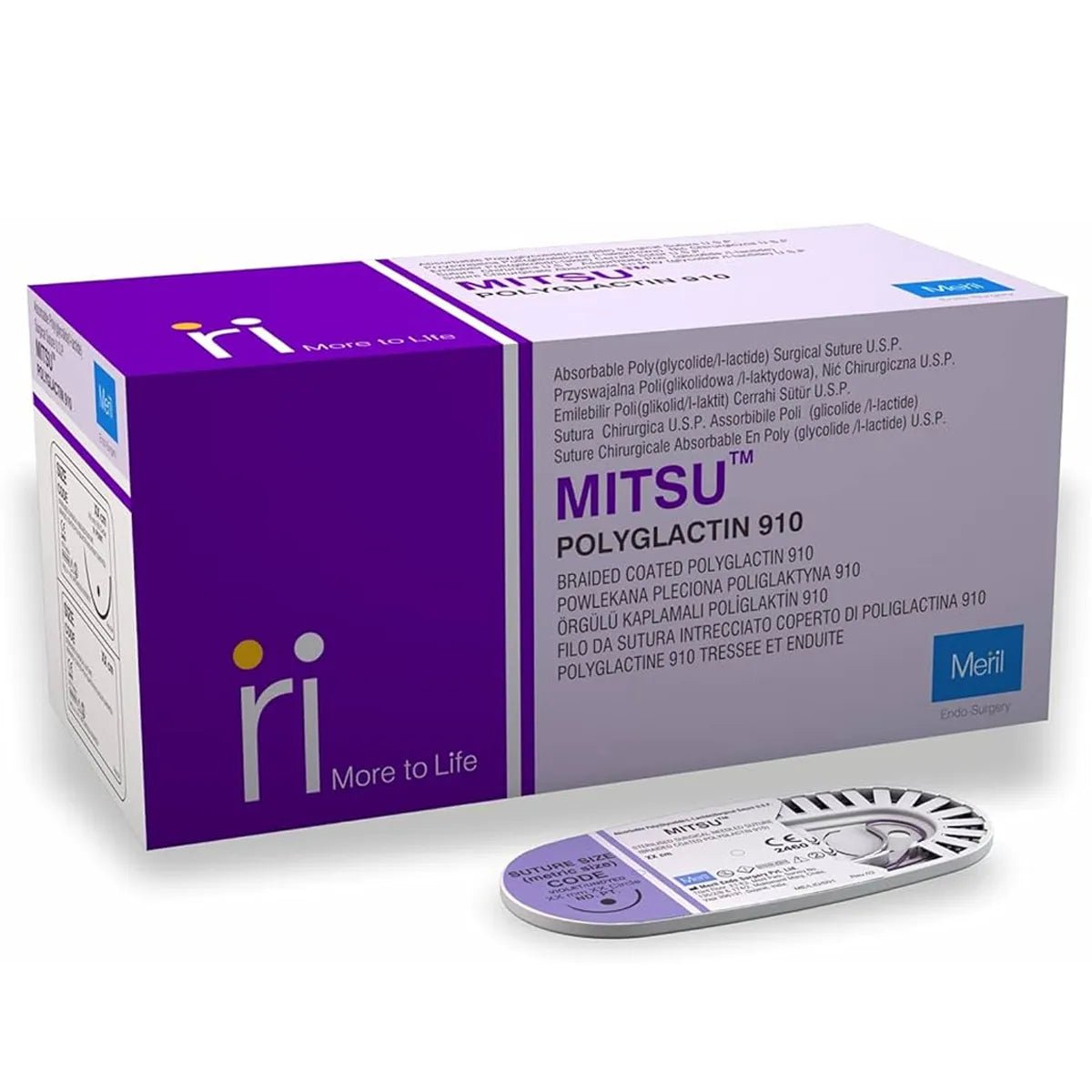 Meril Mitsu Suture 2 - 0 - Global Surgicals