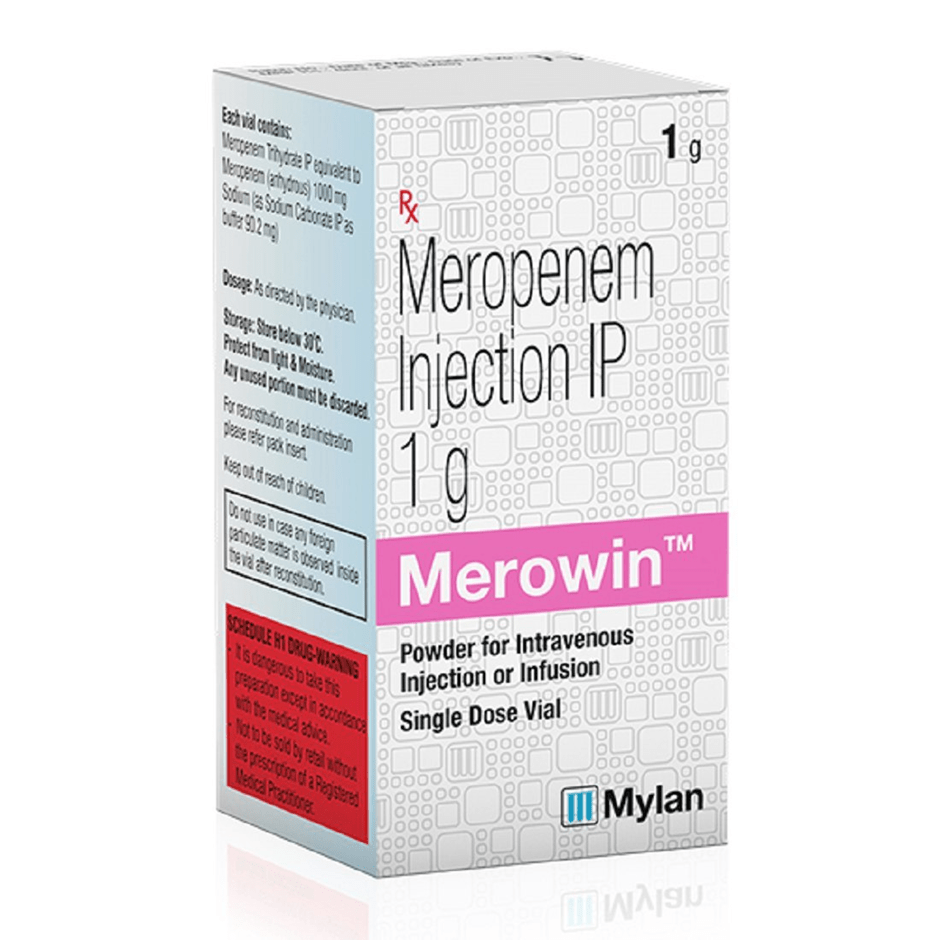 Merowin 1000mg Injection - Global Surgicals