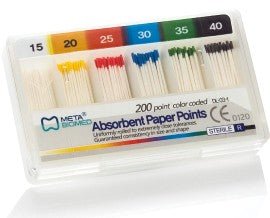 Meta Biomed 4% Tapered Paper Points - Global Surgicals