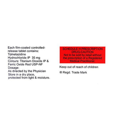 Metagard CR 35mg Tablet 10'S - Global Surgicals