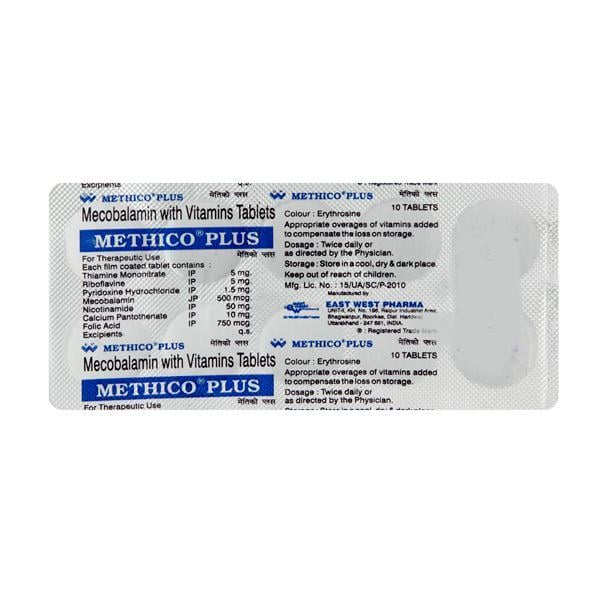 Methico Plus Tablet 10'S - Global Surgicals