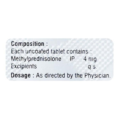 METHNIPRED 4 Tablet 10's - Global Surgicals