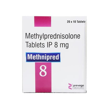 METHNIPRED 8 Tablet 10's - Global Surgicals