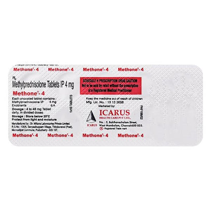 Methone 4mg Tablet 10'S - Global Surgicals