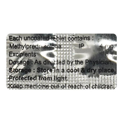 METHYLCORTIL 4mg Tablet 10's - Global Surgicals