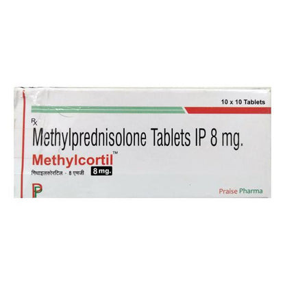 METHYLCORTIL 8mg Tablet 10's - Global Surgicals