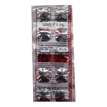 METHYLCORTIL 8mg Tablet 10's - Global Surgicals