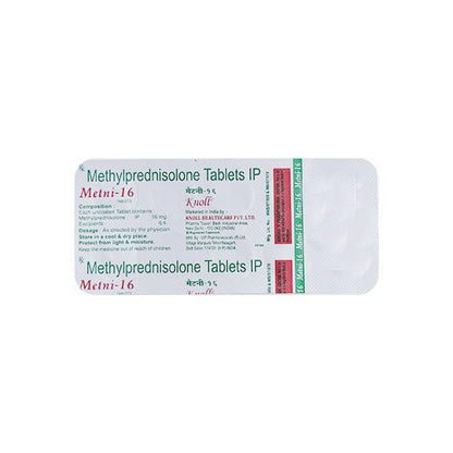 METNI 16 Tablet 10's - Global Surgicals
