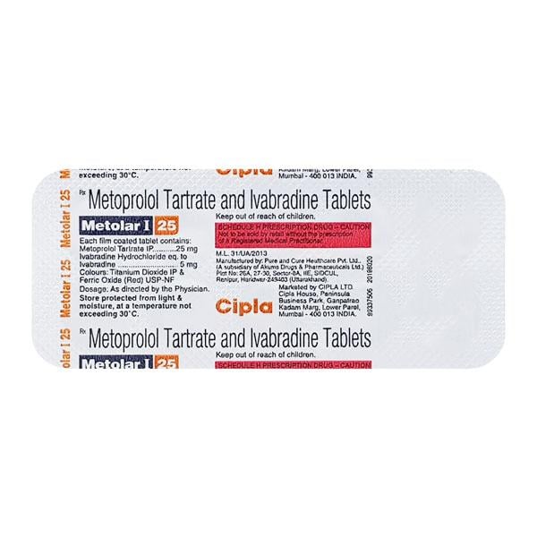 METOLAR I 25 Tablet 10's - Global Surgicals