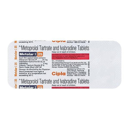 METOLAR I 25 Tablet 10's - Global Surgicals