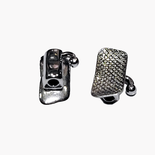 Metro Orthodontics Beggs Series Light - wire Bondable Contoured Metal Conventional Brackets - Global Surgicals