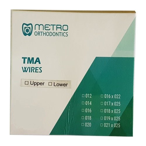 Metro Orthodontics Rectangular TMA Beta Titanium Archwires - Global Surgicals