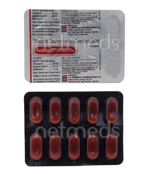 Metrogyl Compound Plus Tablet 10'S - Global Surgicals
