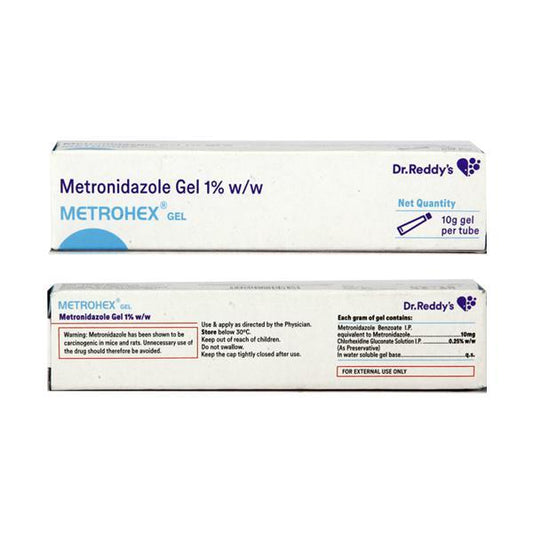 Metrohex Gel(Topical) 10gm - Global Surgicals