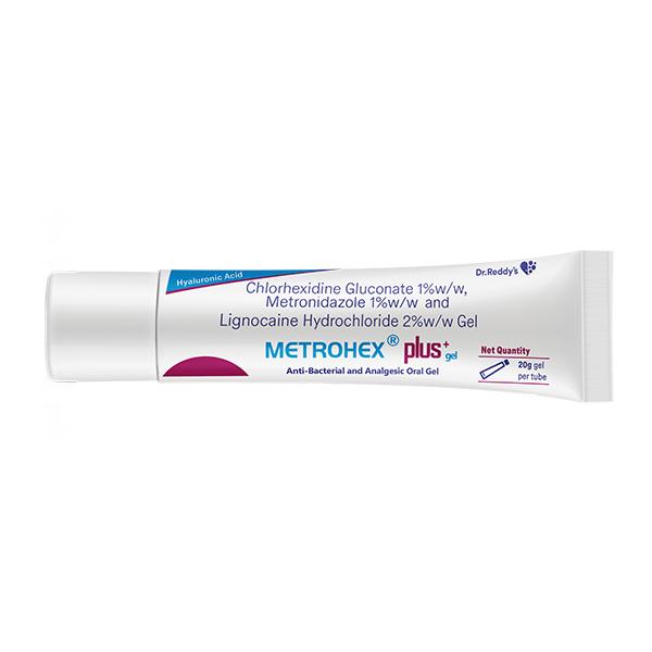 METROHEX PLUS + Gel 20g - Global Surgicals