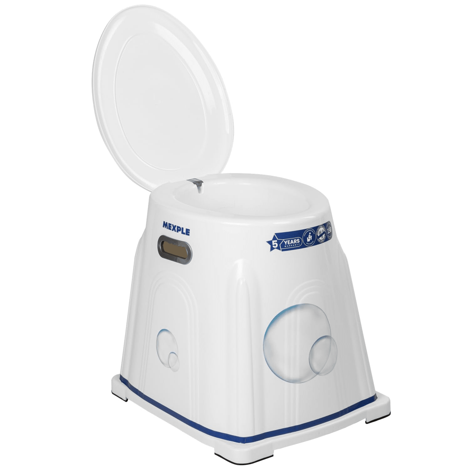 Mexple Heavy Duty Portable Commode Stool - Global Surgicals