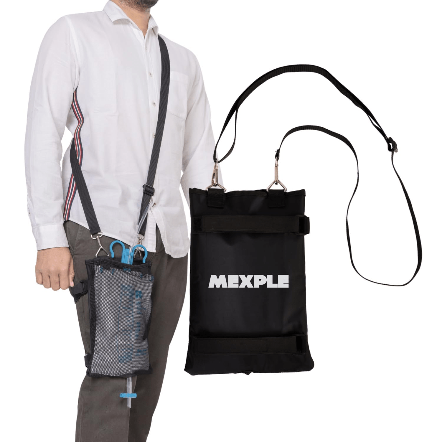 Mexple UroXling Catheter Urinary Bag Holder - Global Surgicals