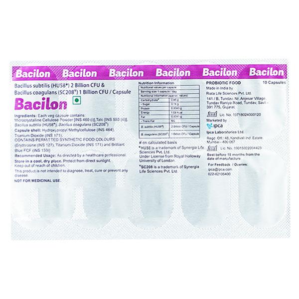 BACILON Capsule 10's