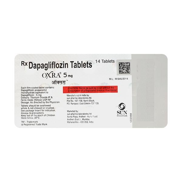 Oxra 5mg Tablet 14'S