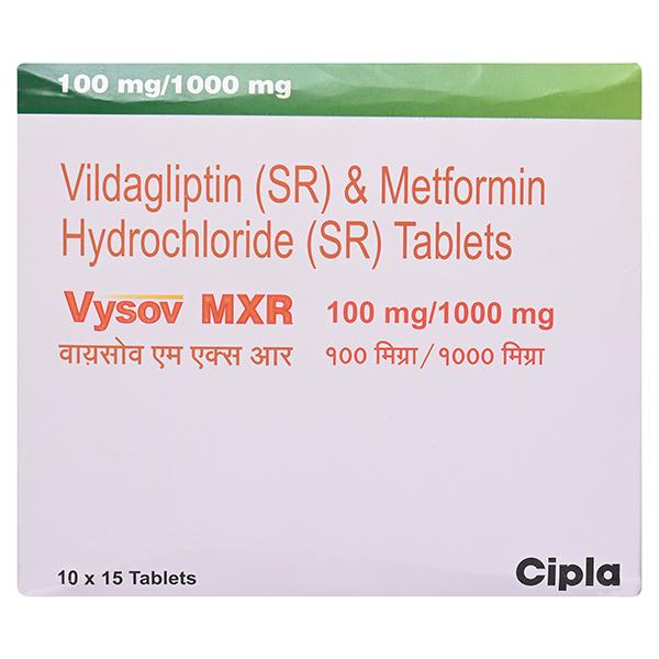 VYSOV MXR 100/1000mg Tablet 15's