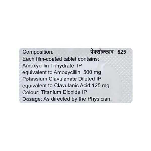 PEXOCLAV 625 Tablet 10's