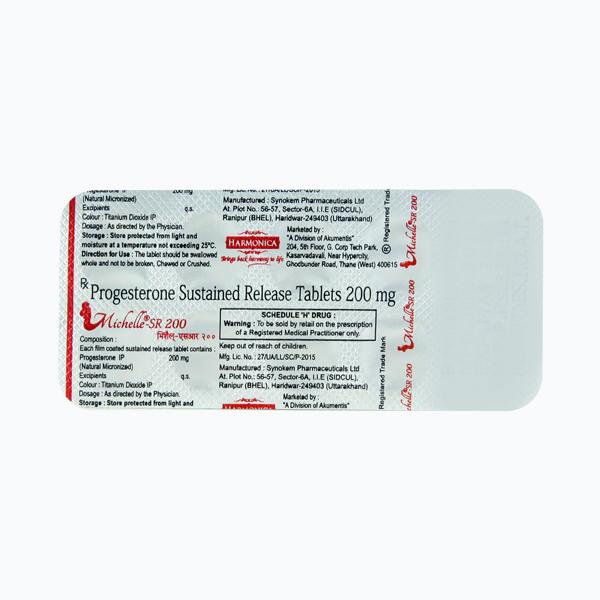 Michelle SR 200mg Tablet 10'S - Global Surgicals