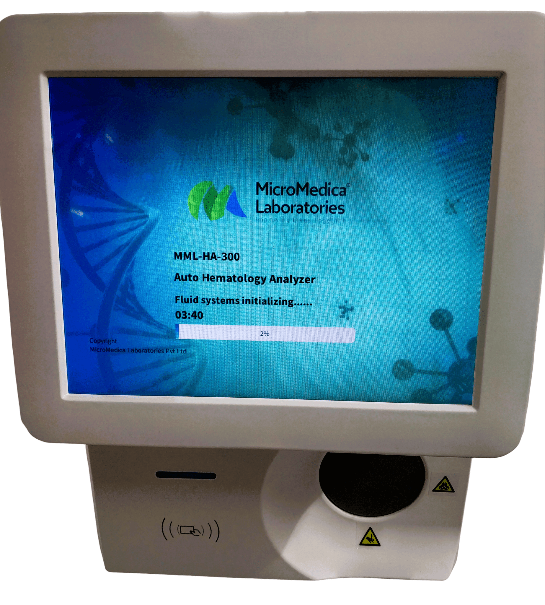 Micro Medica 3 Part Hematalogy Analyzer - Global Surgicals